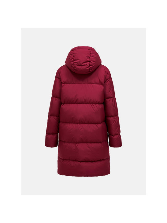 Kurtka PEAK PERFORMANCE W Quiver Down Parka bordowy
