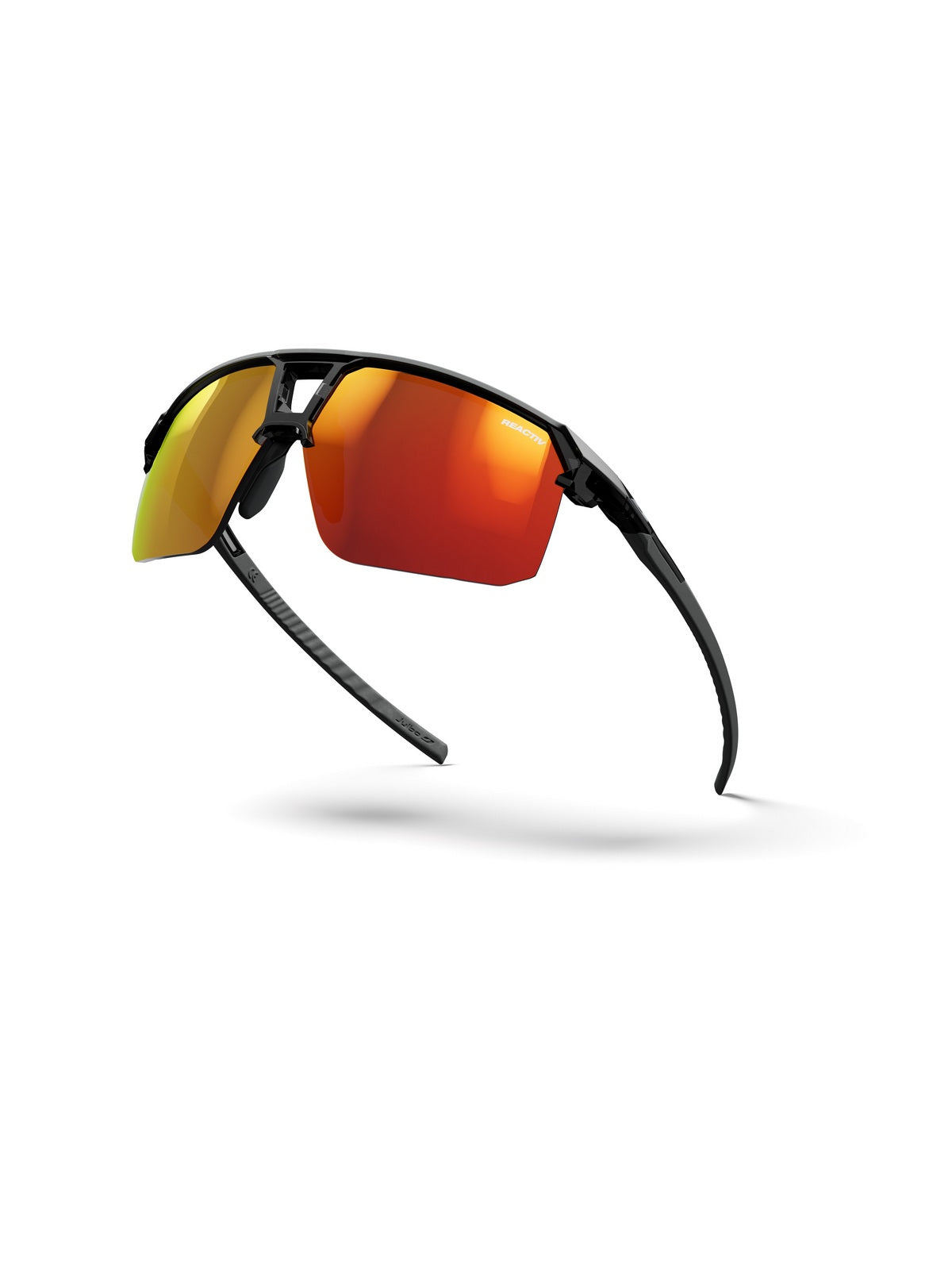 Okulary fotochromowe JULBO Liry - Reactiv 1-3 Light Amplifier - Black/Shiny Translucent Dark Gray