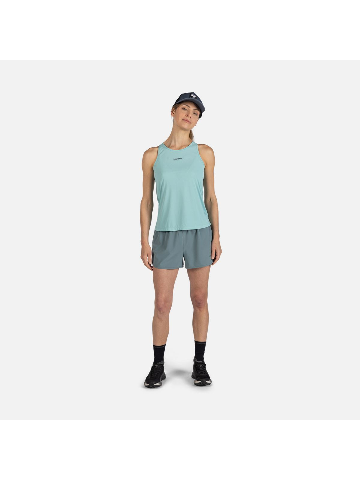 Top do biegania damski ROSSIGNOL W Sidelhorn Tank niebieski - Koszulka - Adventure Sports