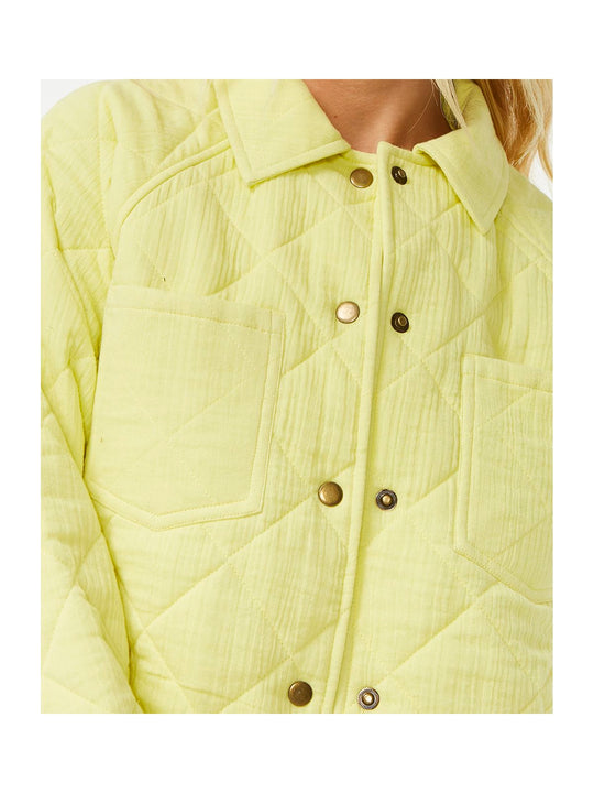 Kurtka RIP CURL Premium Surf Quilted Jacket żółty - Adventure Sports

