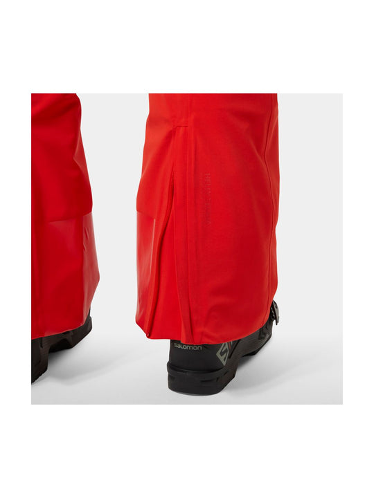 Spodnie narciarskie damskie HELLY HANSEN W ALPHELIA BIB PANT czerwone
