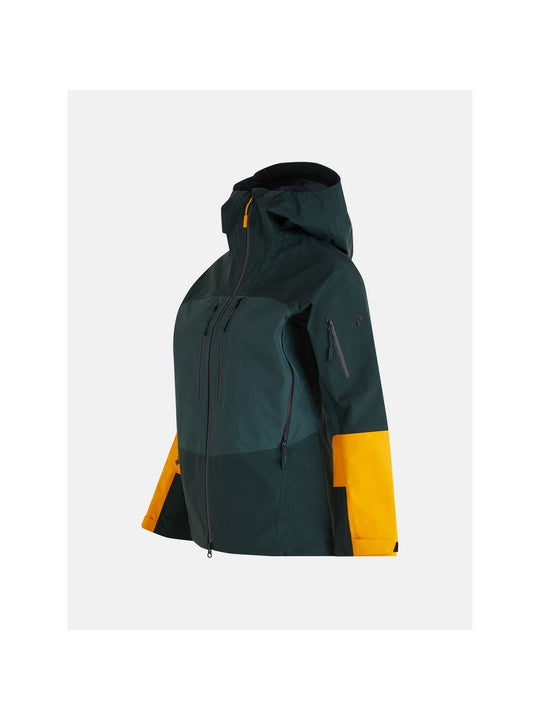 Kurtka narciarska Peak Performance W Vislight Gore-Tex Pro Jacket zielona - Adventure Sports

