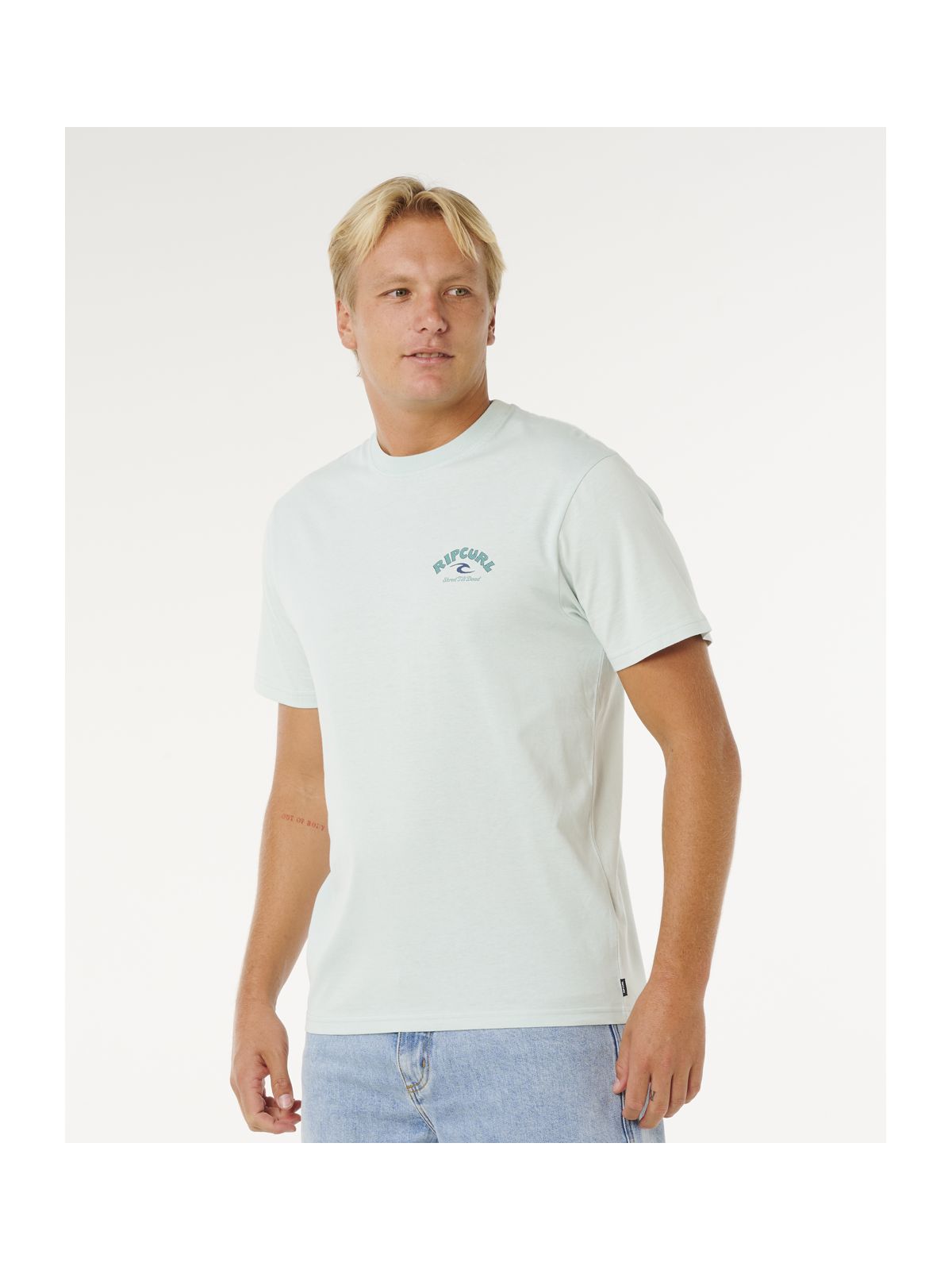 Koszulka męska RIP CURL Shred Til Tee zielona