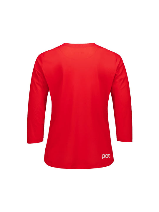 Koszulka rowerowa damska POC W's Motion Air 3/4 Jersey czerwona
