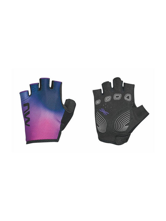 Rękawice rowerowe NORTHWAVE Active Woman Glove czarny/tęczowy - Rękawiczki - Adventure Sports
