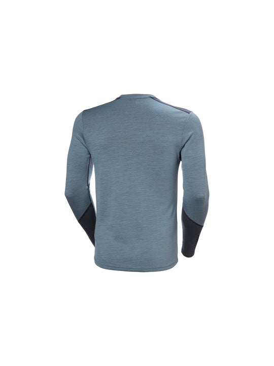 Koszulka męska HELLY HANSEN Lifa Merino Midweight Crew  kolor granatowy
