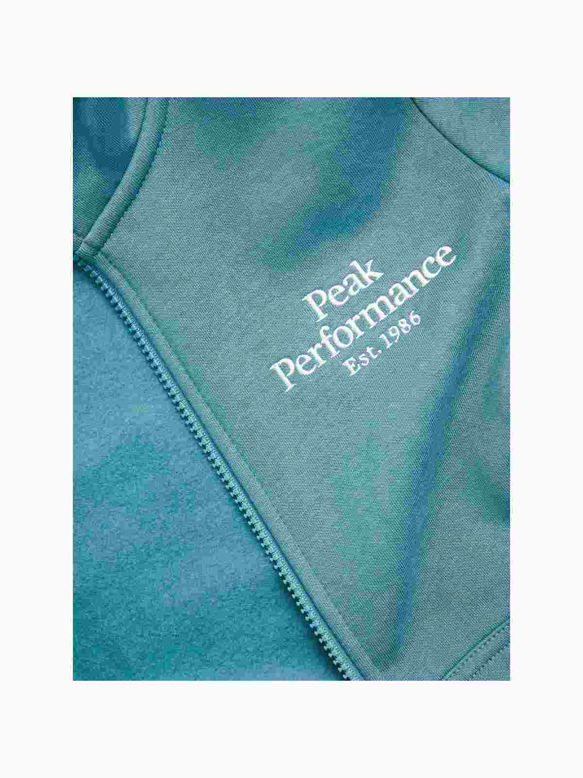 Bluza PEAK PERFORMANCE Original Zip Hood Junior niebieski
