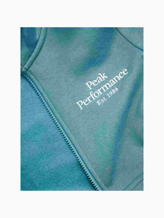 Bluza PEAK PERFORMANCE Original Zip Hood Junior niebieski
