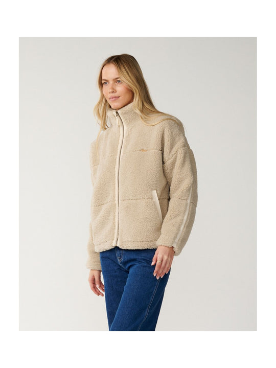 Kurtka damska RIP CURL Cala Nights Sherpa Jacket piaskowa
