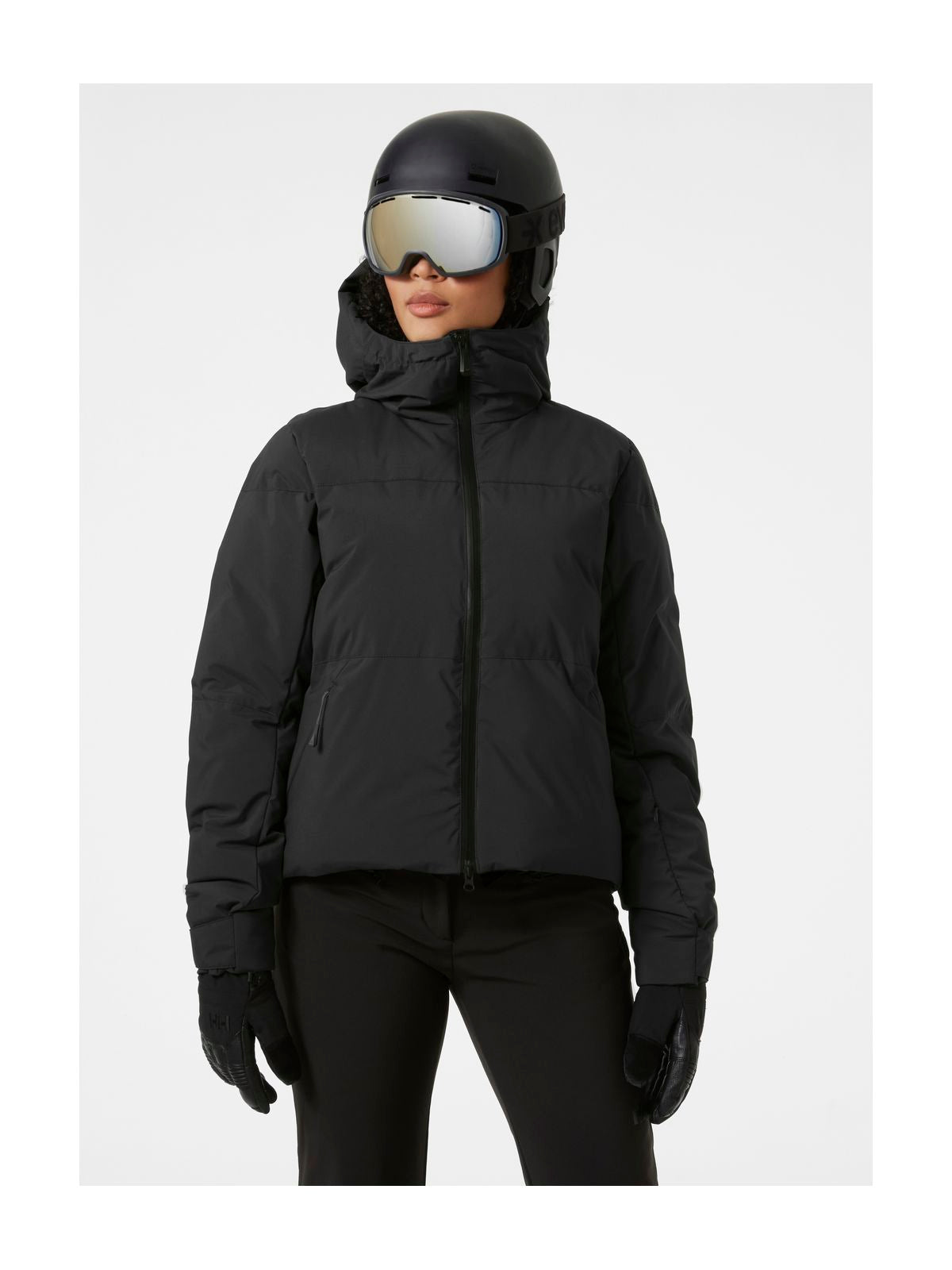Kurtka narciarska damska HELLY HANSEN W NORA SHORT PUFFY JACKET czarna