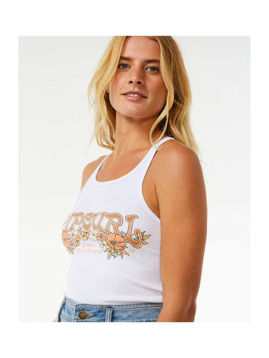 Koszulka RIP CURL Endless Summer Ribbed Tank biały - Adventure Sports
