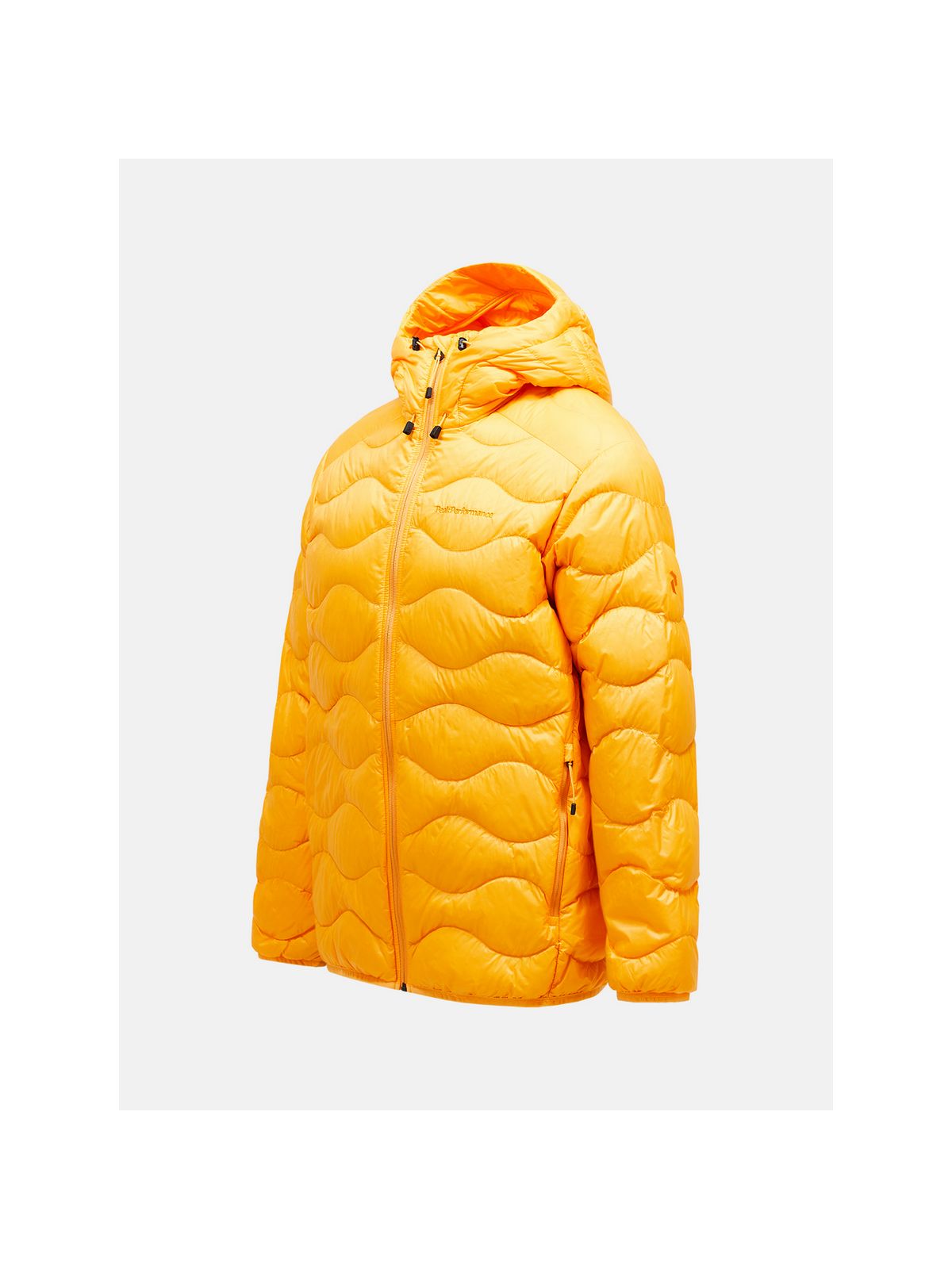 Kurtka puchowa męska PEAK PERFORMANCE Helium Down Hood Jacket Men pomarańczowy - Adventure Sports