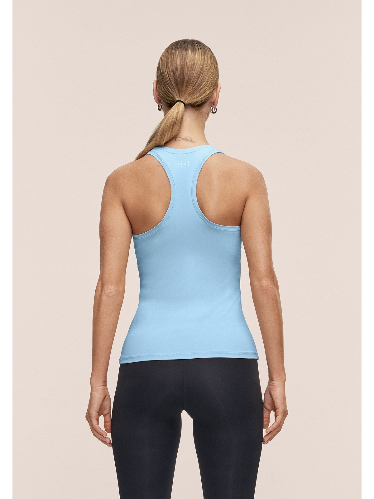 Koszulka damska CASALL Essential Racerback Tank kolor niebieski