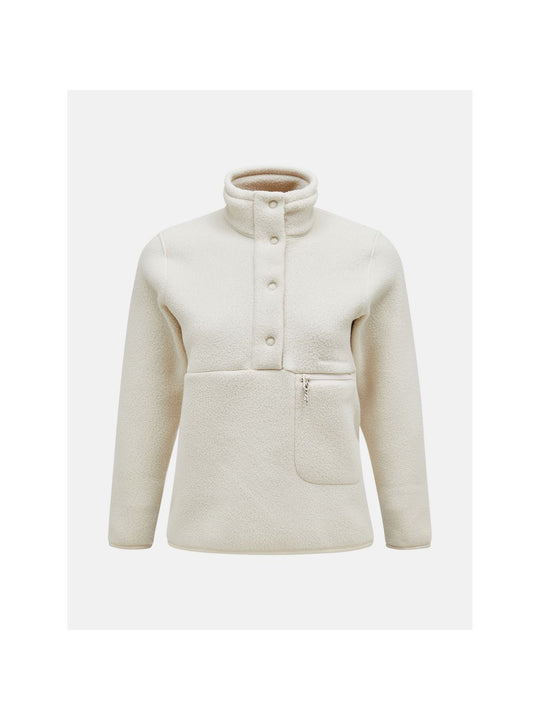 Bluza Peak Performance W Fleece Snap T beżowy - Adventure Sports
