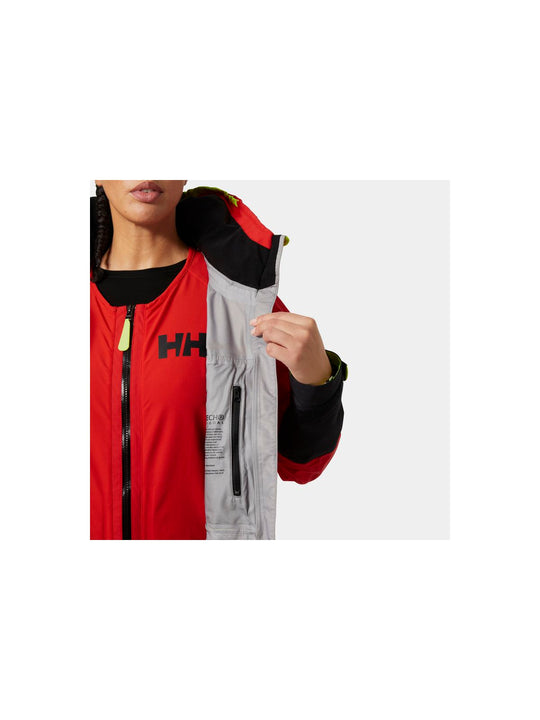 Kurtka damska HELLY HANSEN W Ægir Race Jacket 2 Kolor czerwona
