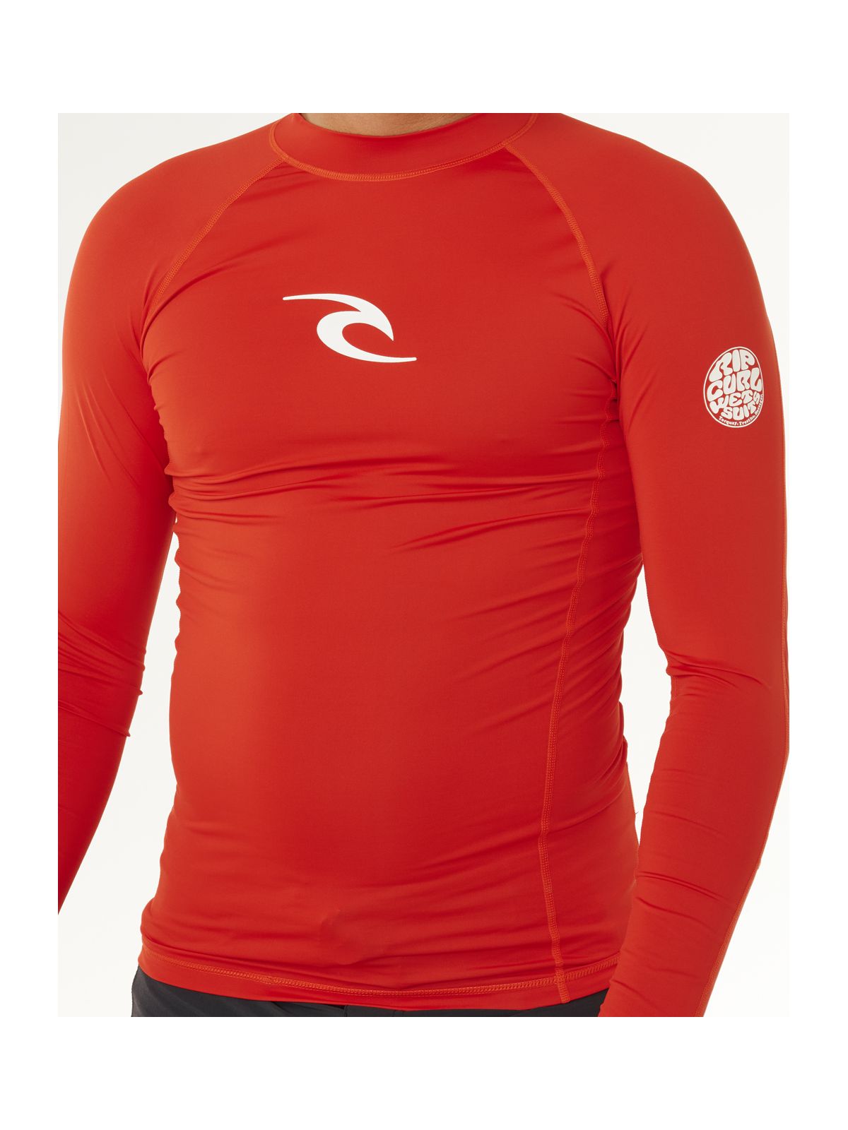 Lycra męska RIP CURL Waves Upf Perf L/S czerwona