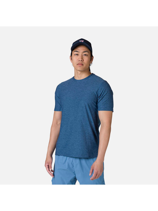 Koszulka Rossignol Melange Ss Tee niebieski - Adventure Sports
