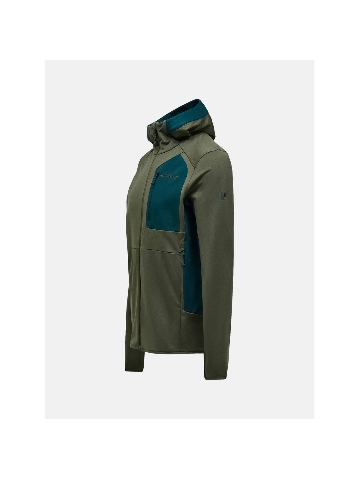 Bluza z kapturem męska PEAK PERFORMANCE Utility Light Zip Hood zielona