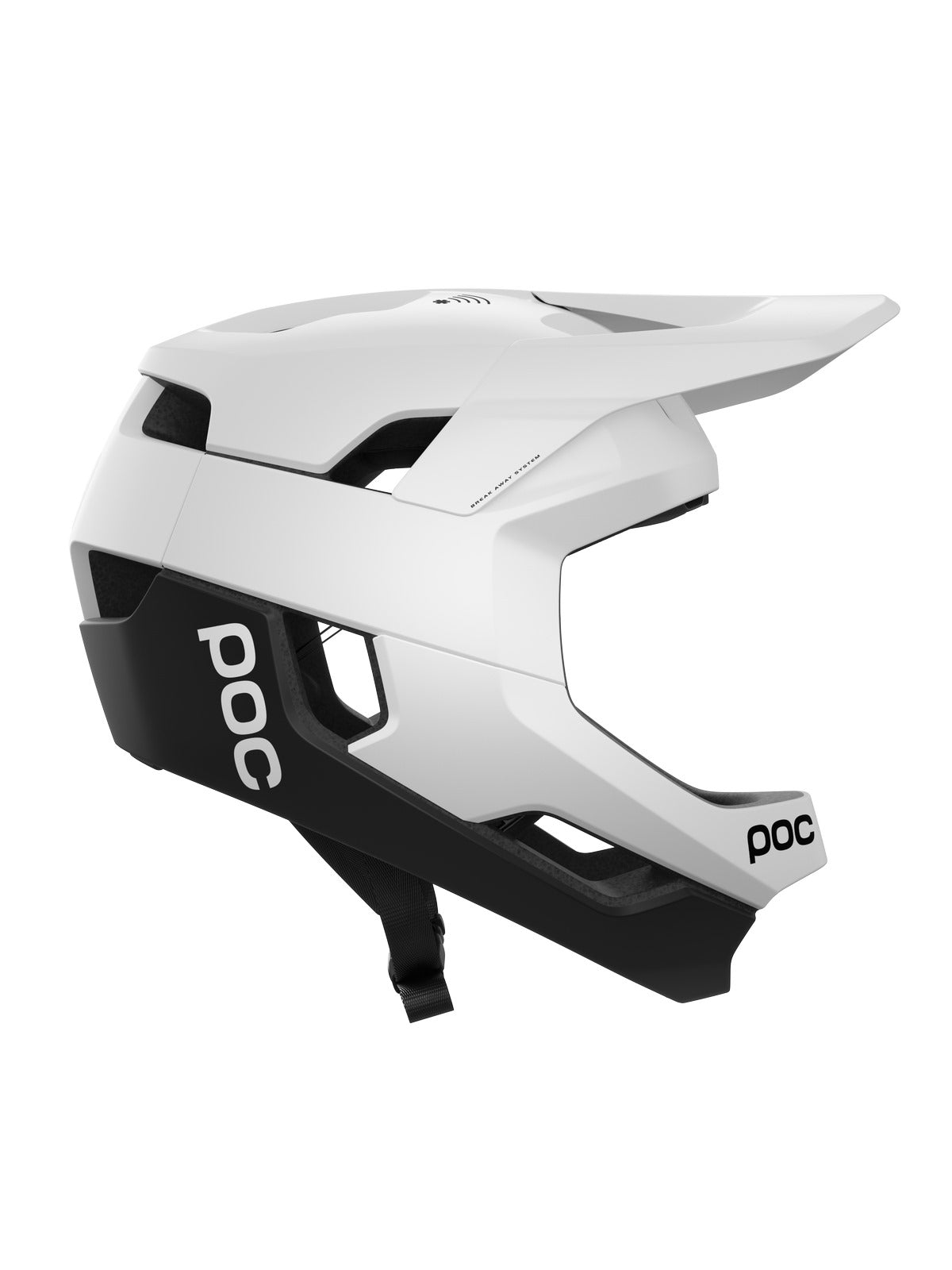 Kask rowerowy POC Otocon Race Mips biało czarny