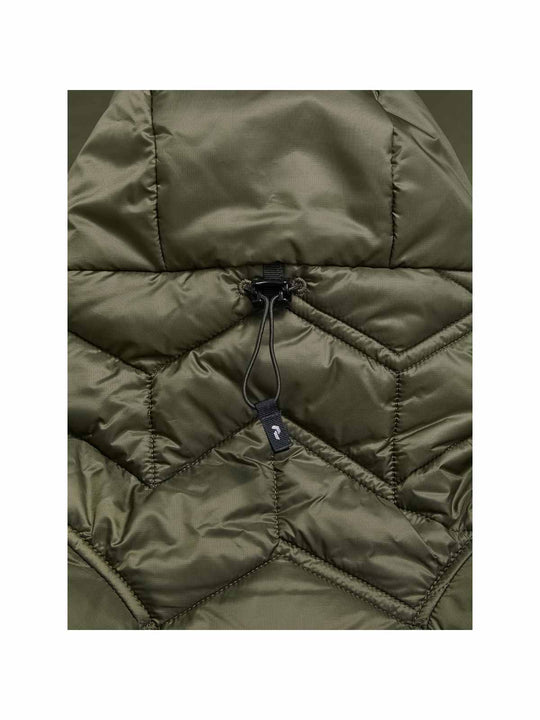 Kurtka w góry Peak Performance M Elevate Liner Hood zielony - narciarska - Adventure Sports
