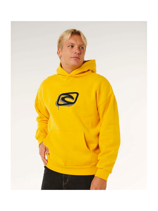 Bluza męska RIP CURL Medina Inner Visions Hood żółta
