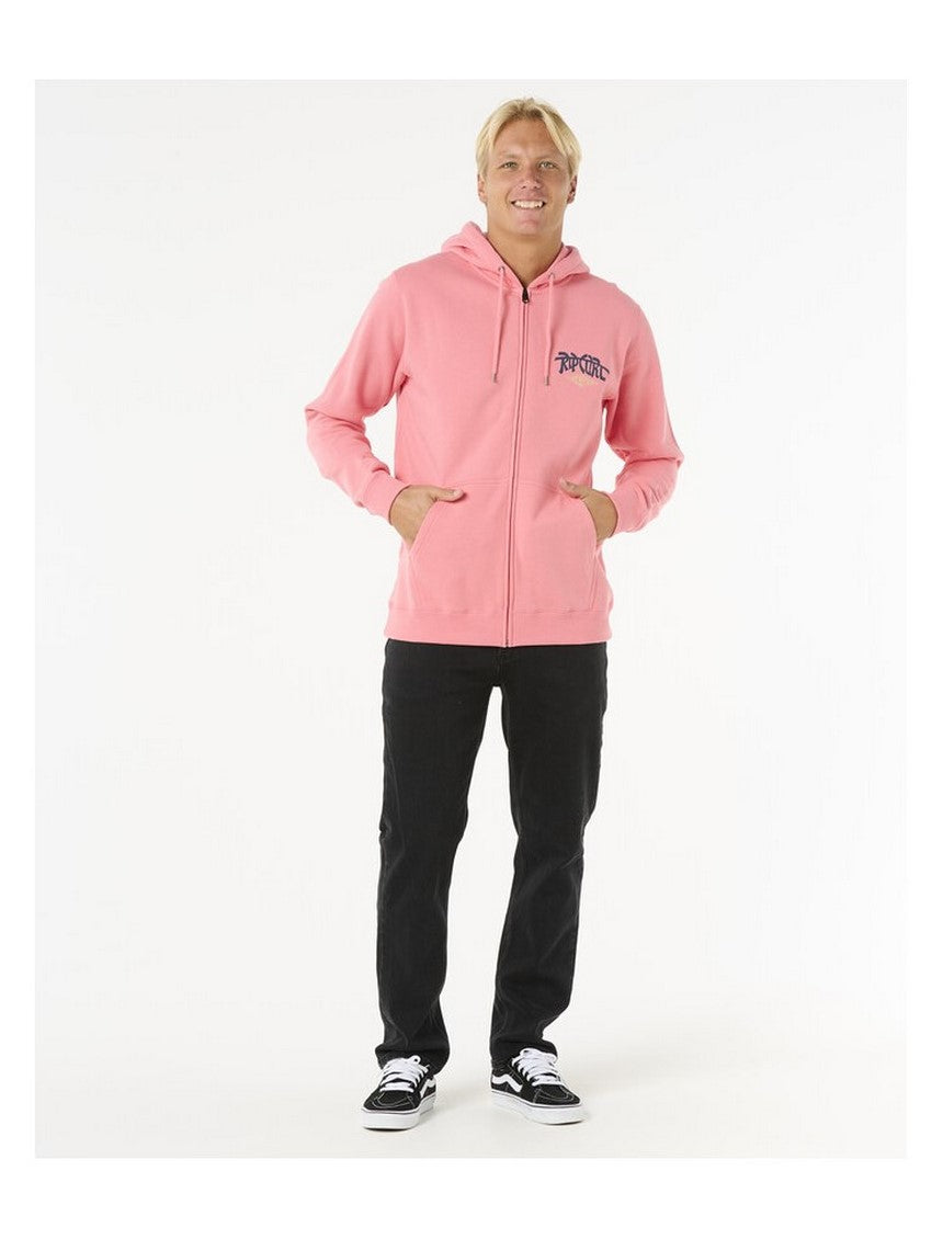 Bluza męska RIP CURL Shred Zip Thru różowa