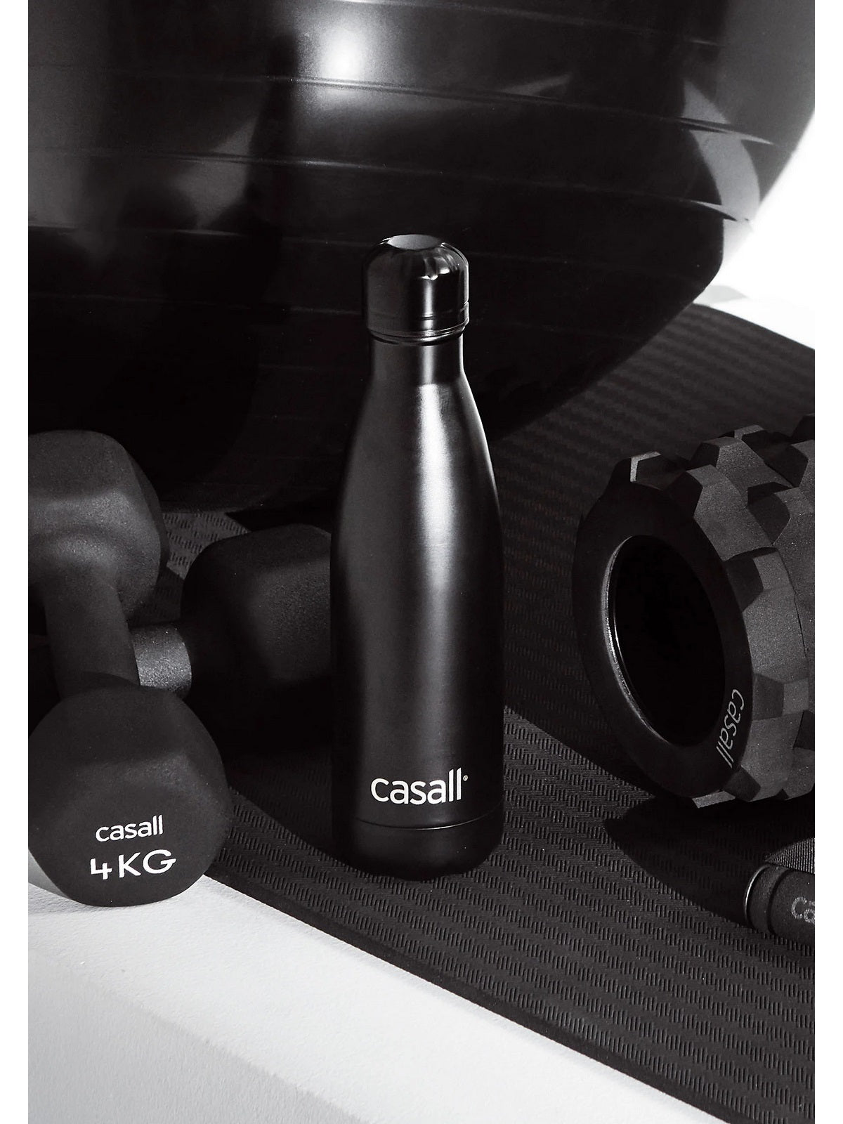 Butelka na wodę CASALL ECO Cold bottle 0,5L czarny - TU - Bidon - Adventure Sports