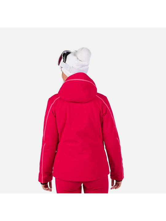 Kurtka narciarska damska Rossignol W Flat Jkt czerwony - Adventure Sports
