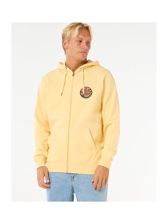 Bluza RIP CURL Wettie Passage Icon Zip Thru żółta
