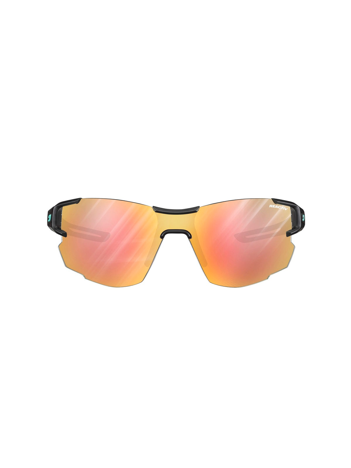 Okulary fotochromowe Julbo Aerolite - czarny / pastelowy różowy| Reactiv Light Amplifier cat 1-3 - M - Adventure Sports