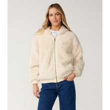 Polar damski RIP CURL Bossa Nova Fluffy Polar Fleece biały
