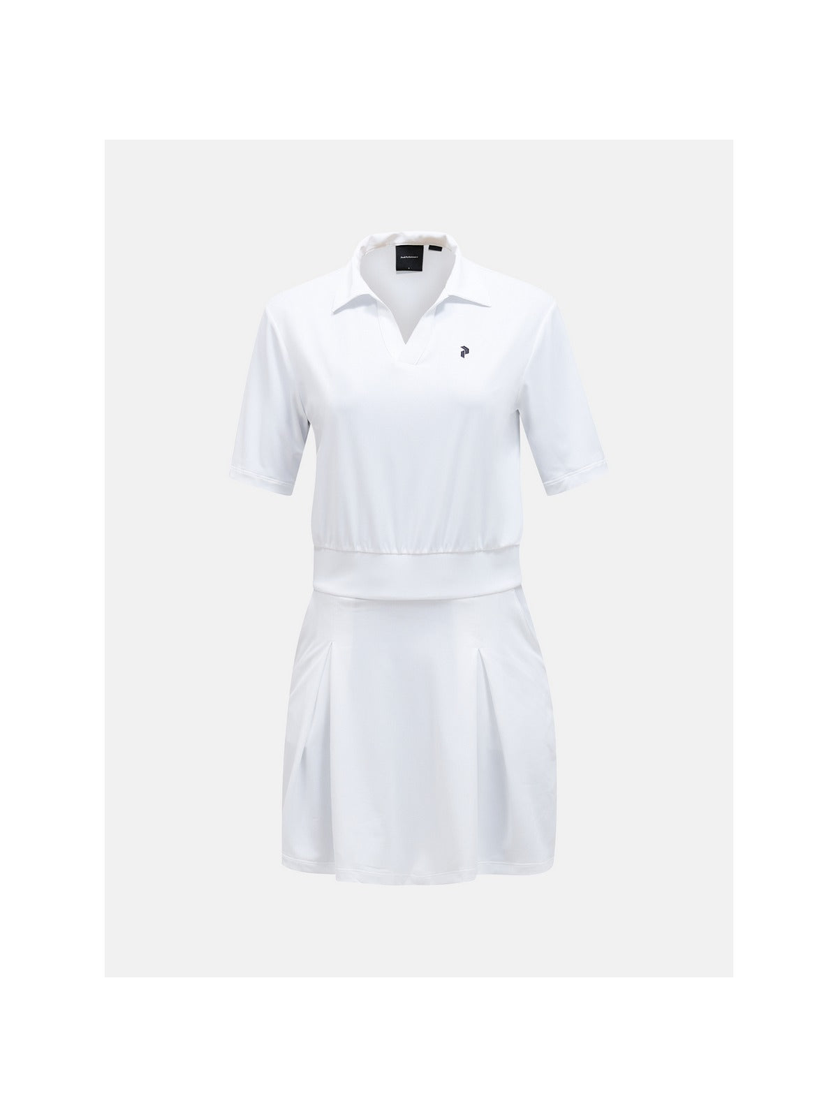 Sukienka PEAK PERFORMANCE W Pleated Dress biały - Adventure Sports