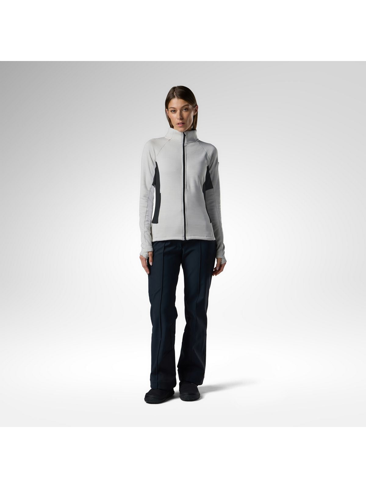 Bluza damska ROSSIGNOL W Premium Fleece Jacket biała