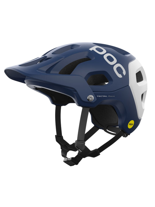 Kask rowerowy POC TECTAL RACE MIPS - granatowo biały - Adventure Sports
