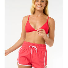 Szorty kąpielowe damskie RIP CURL High Waist Retro Volley 3" czerwone
