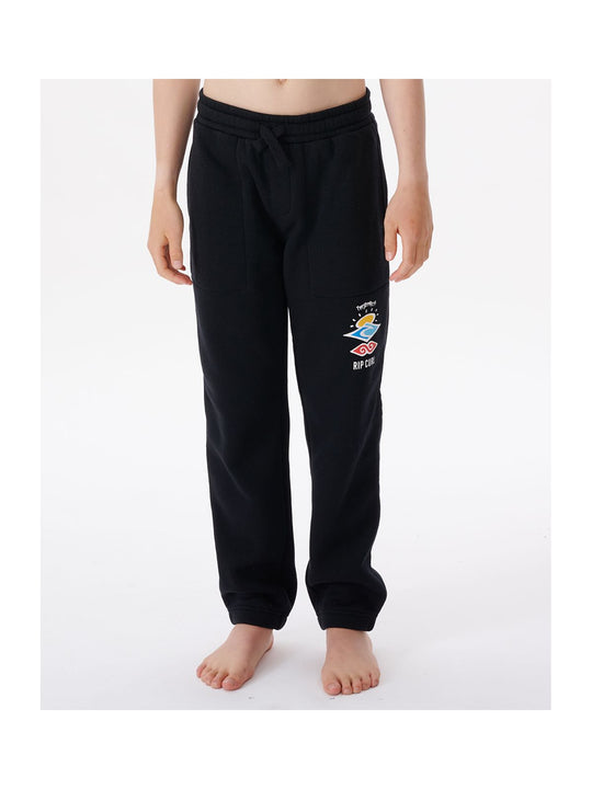 Spodnie chłopięce RIP CURL Icons Of Surf Trackpant-Boy czarny
