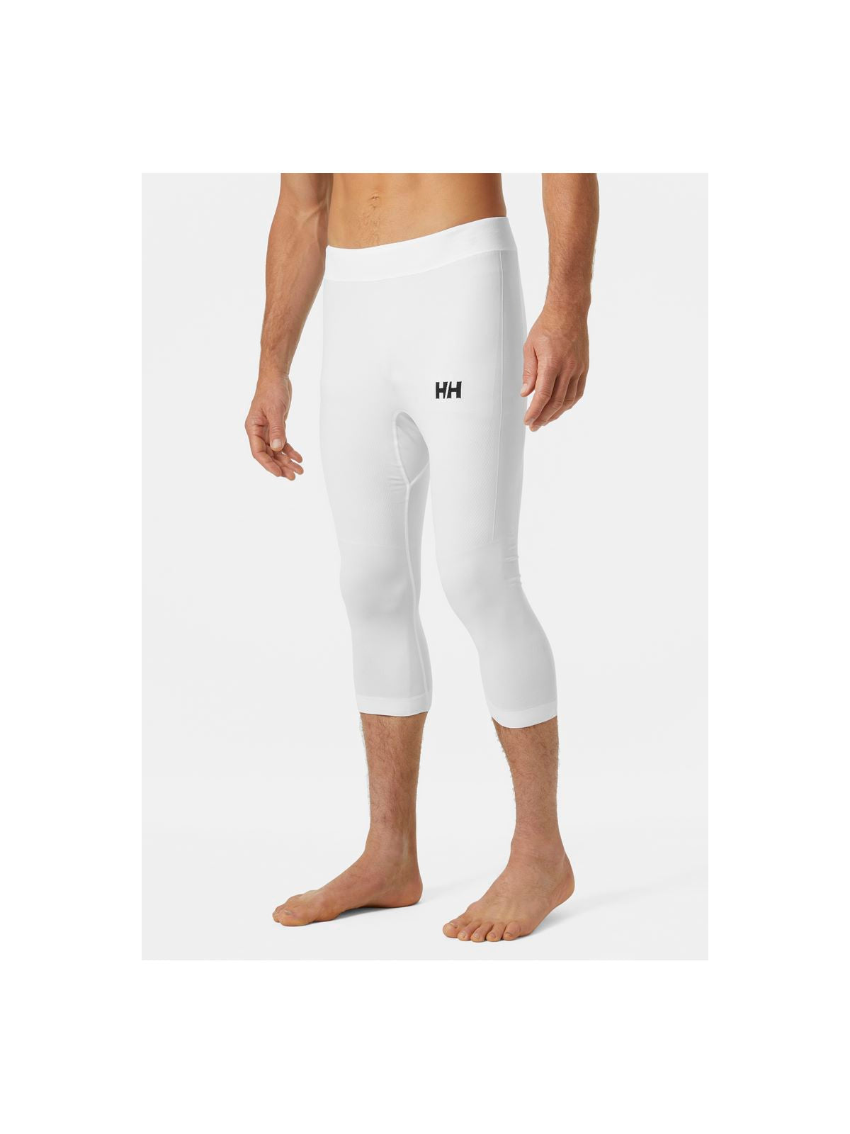 Legginsy termiczne męskie Helly Hansen HH Lifa Seamless Racing Pant biały - Adventure Sports