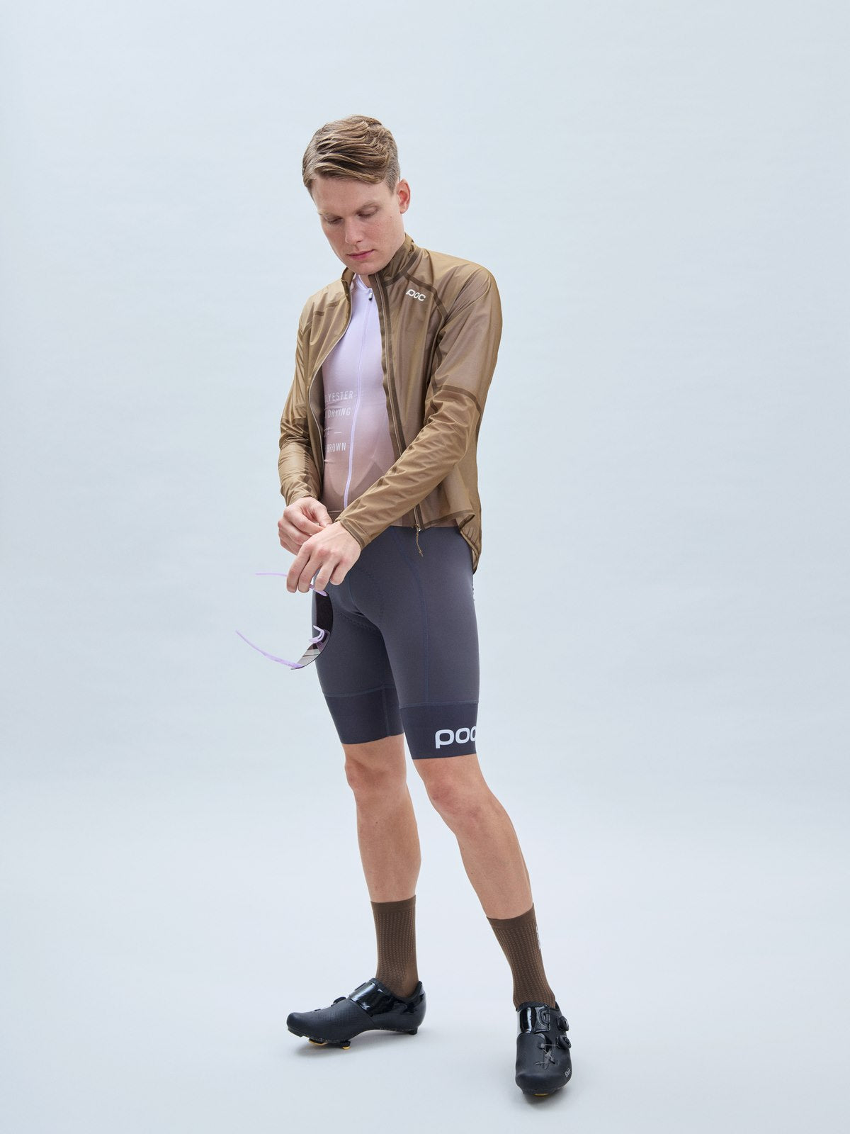 Kurtka rowerowa POC The Supreme Rain Jacket brązowy - Adventure Sports