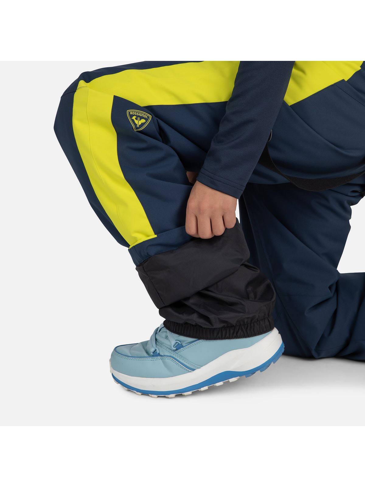 Spodnie narciarskie chłopięce Rossignol Boy Velika Suspenders Pant granatowy - Adventure Sports