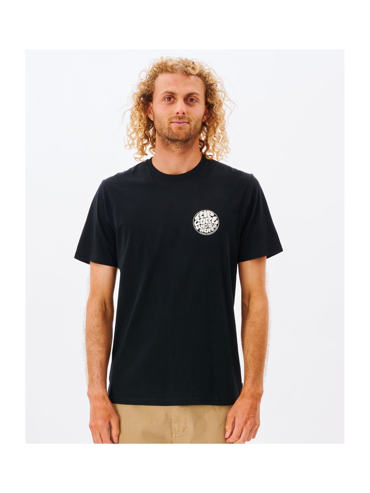 Koszulka RIP CURL Wetsuit Icon Tee czatny - Adventure Sports
