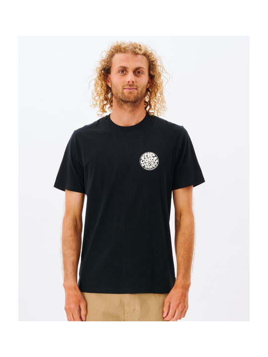 Koszulka RIP CURL Wetsuit Icon Tee czatny - Adventure Sports
