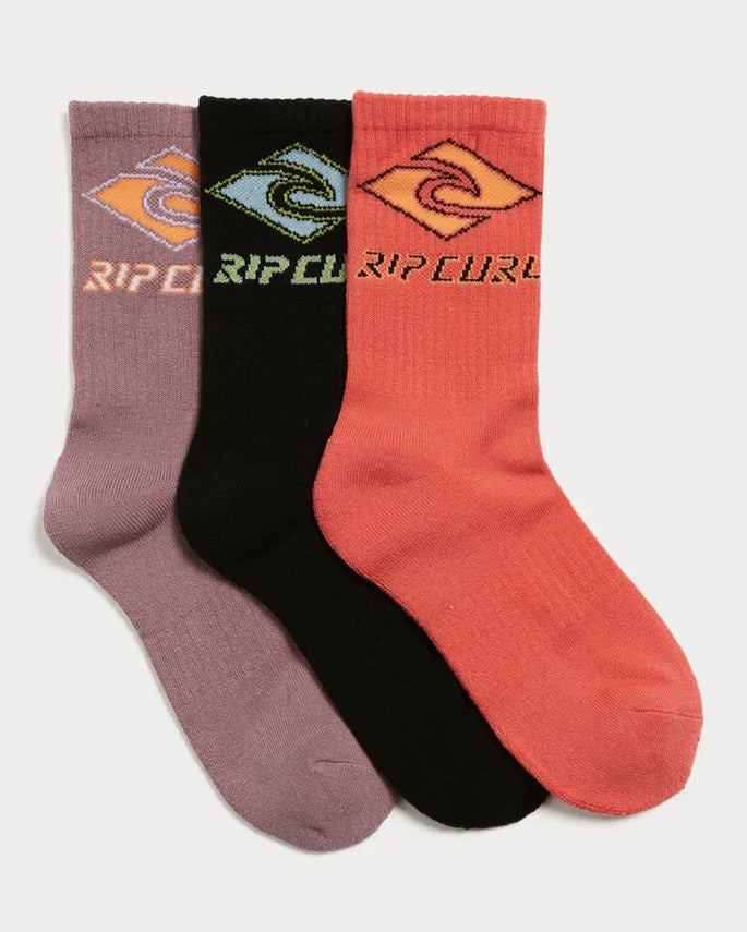 Skarpety RIP CURL Diamond Crew Sock 3-Pk Boy multikolor - TU - Adventure Sports