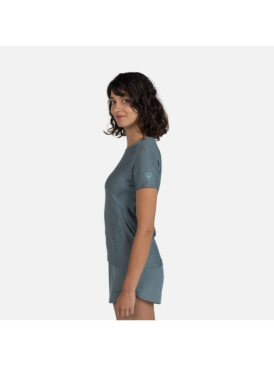 Koszulka treningowa damska ROSSIGNOL W Westweg Tee niebieski - Adventure Sports
