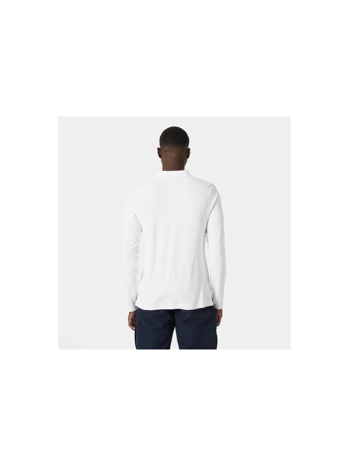 Koszulka męska HELLY HANSEN Crewline Ls Polo  kolor biały