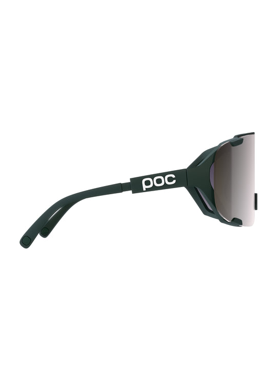Okulary rowerowe POC Devour Mid zielony Clarity Road/Sunny Silver Cat. 3
