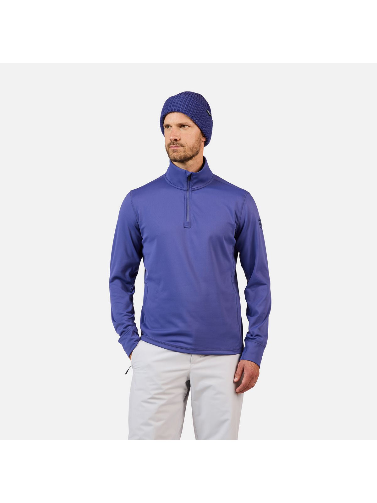 Bluza męska ROSSIGNOL MID LAYER STRETCH HZ niebieska