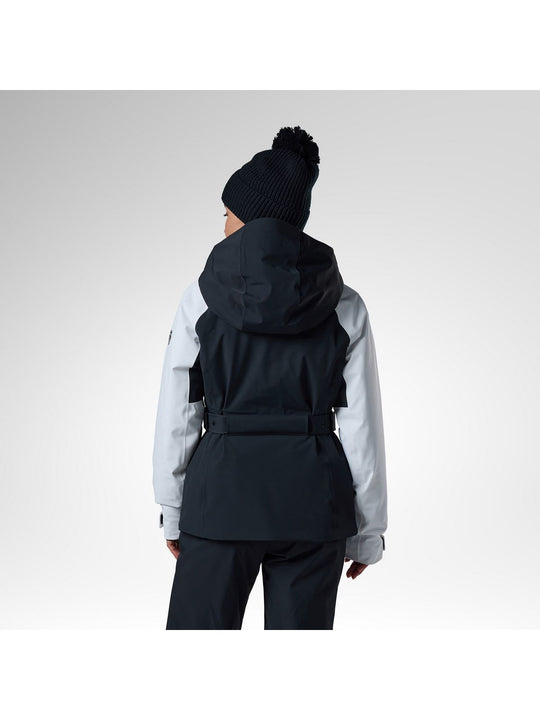 Kurtka narciarska damska ROSSIGNOL W 4Ws Blackside Insulated Jack biała
