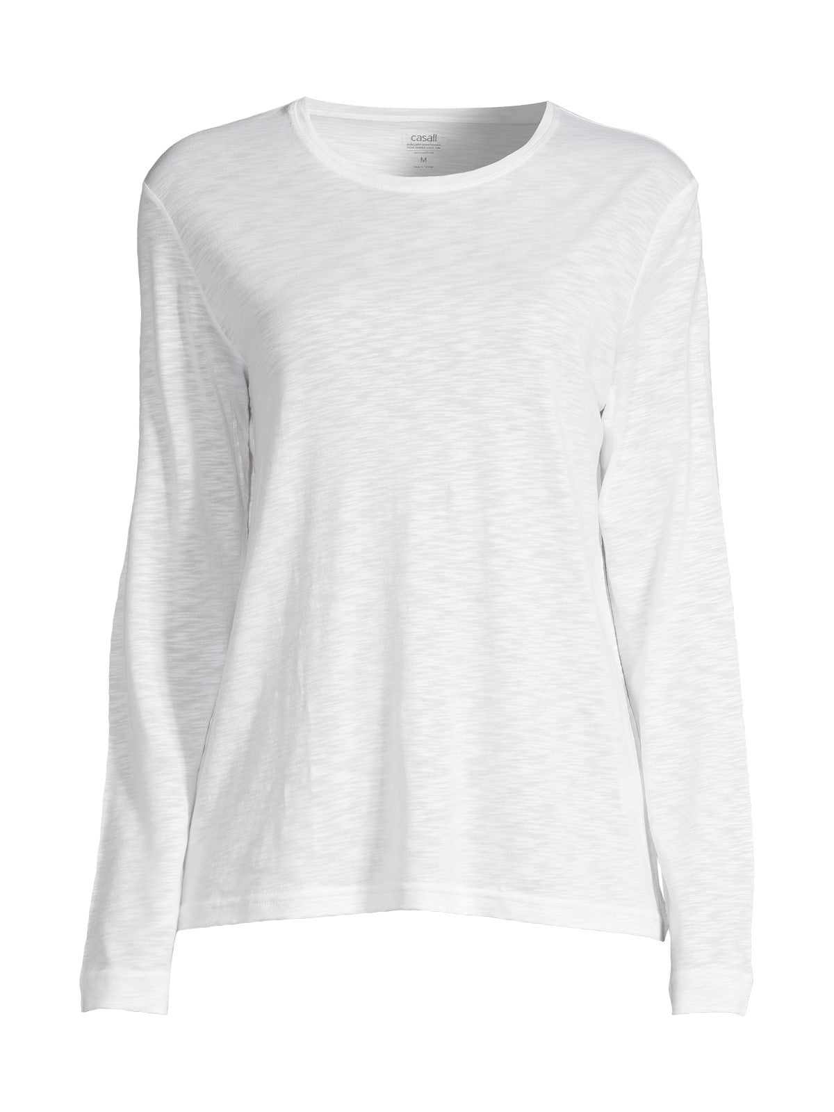 Koszulka damska CASALL Soft Texture Long Sleeve kolor biały