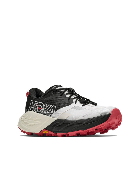 Buty do biegania damskie HOKA W SPEEDGOAT 7 GTX czarno białe
