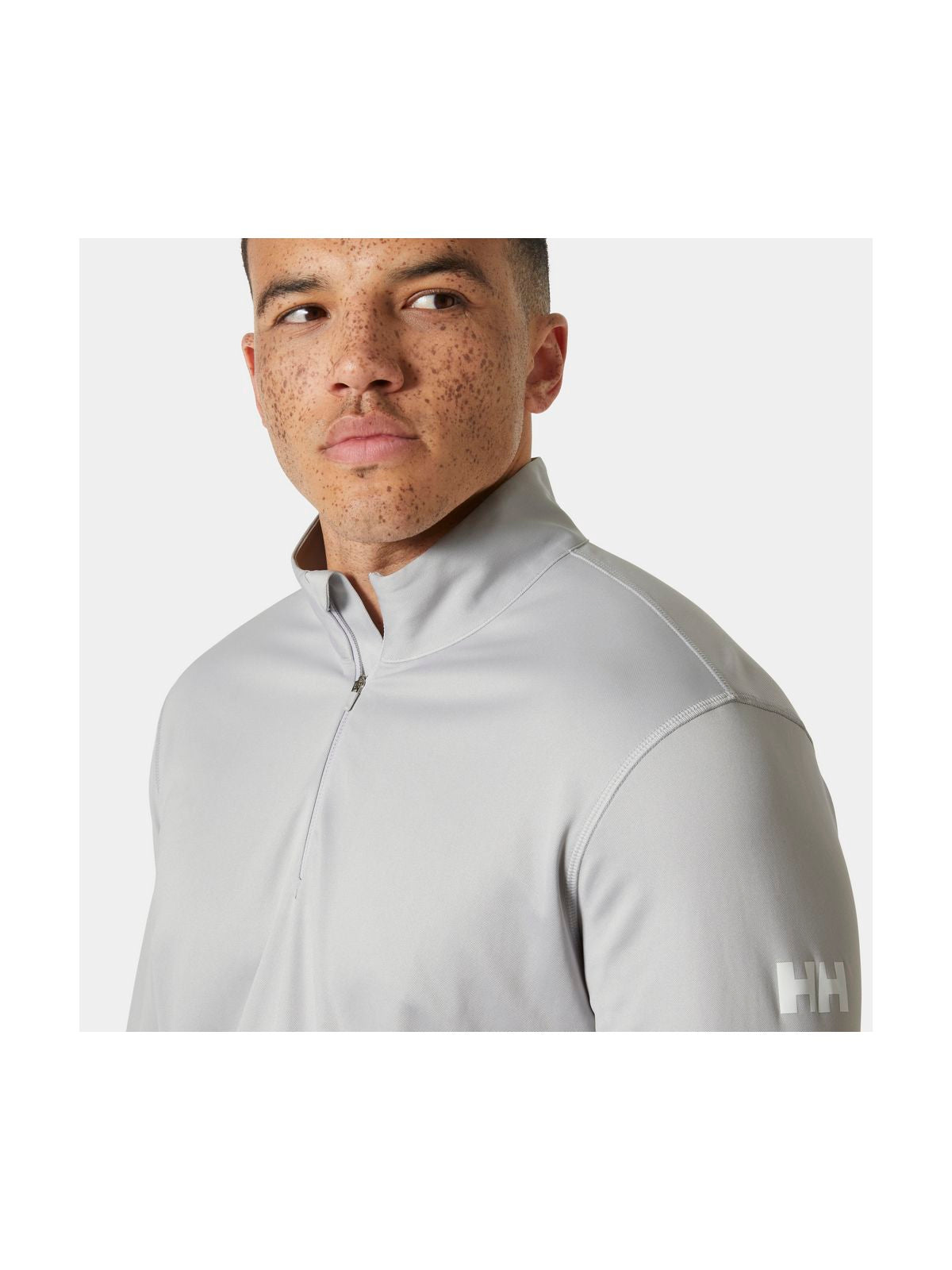 Bielizna termiczna męska HELLY HANSEN HH TECH 1/2 ZIP 2.0 szara
